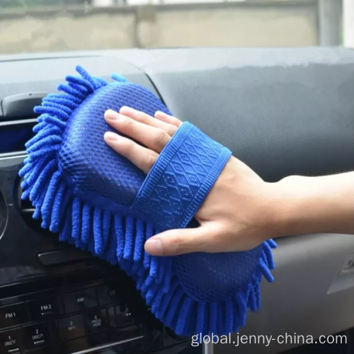 Microfiber Towels Chenille Sponge Mitt Microfiber brush,chenille sponge glove Manufactory